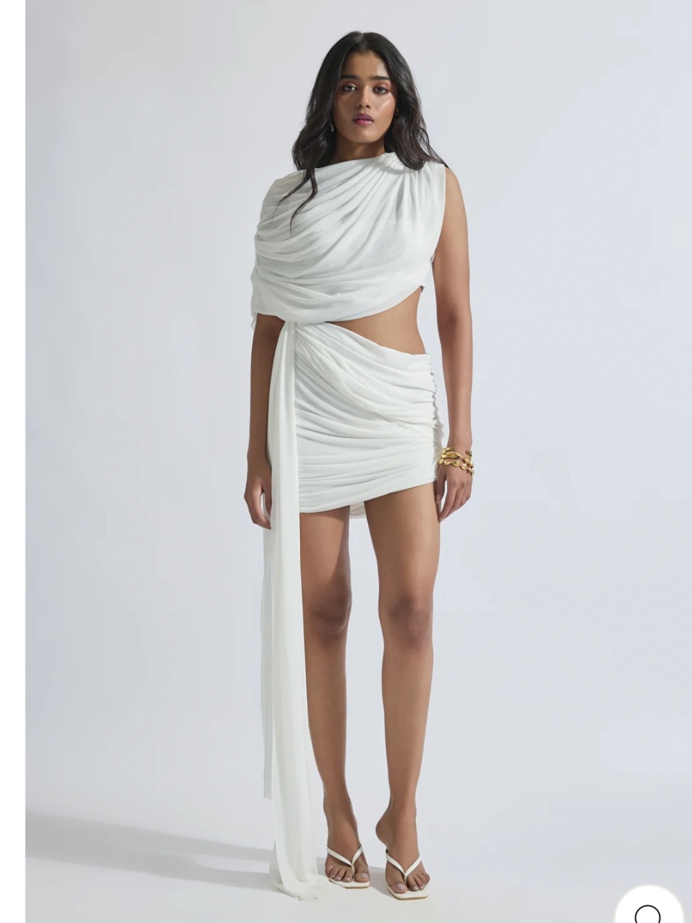 Deme by Gabriella Adelina white mini dress